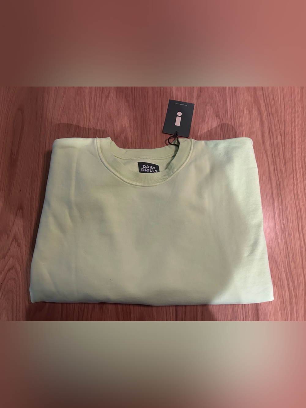 Daily Drills Oversized Crew Sweatshirt - Zilker Green Size M/L NWT - Picture 7 of 12